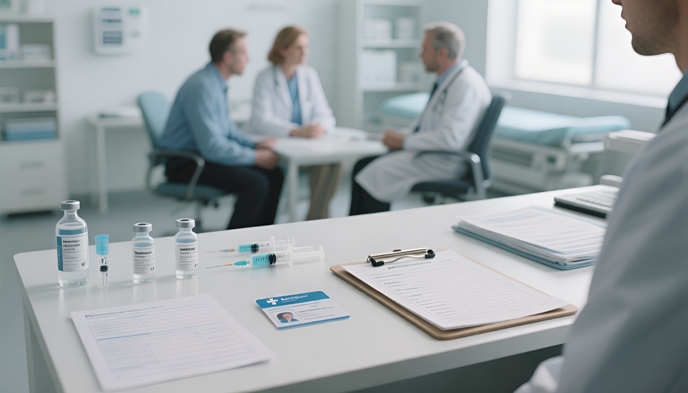 Vaccination records and appointment preparation